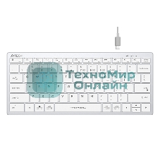 Клавиатура A4Tech Fstyler FBX51C беспроводная, USB, Bluetooth/Радиоканал, белый