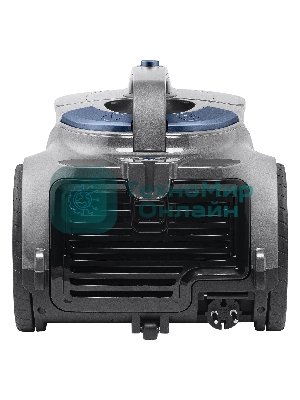 Пылесос BBK BV1900 серый/синий, 400/2200 Вт, уборка сухая, пылесборник контейнер 3 л