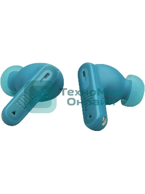 Наушники TWS JBL Tune Beam бирюзовый, внутриканальные, Bluetooth, активное шумоподавление, быстрая зарядка, до 12 ч
