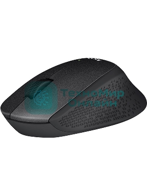 Мышь беспроводная Logitech M330 SILENT PLUS черный, 1000 dpi, радиоканал, USB, кнопки - 3