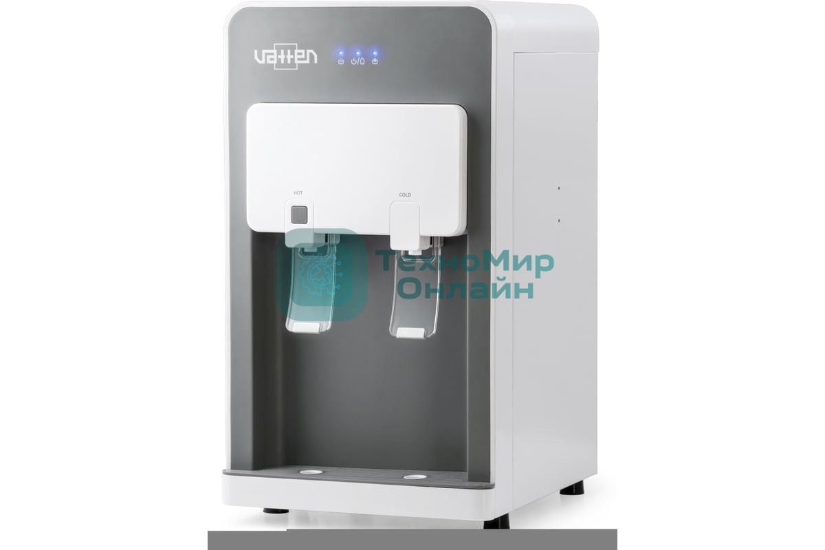 Кулер для воды Vatten LD54JK, настольный, компрессорный, серый/белый