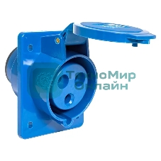 Розетка стационарная внутренняя EKF 423 ps-423-32-220 32А 220В 2P+E IP44