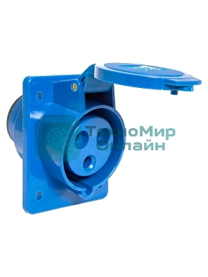 Розетка стационарная внутренняя EKF 423 ps-423-32-220 32А 220В 2P+E IP44