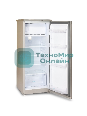 Холодильник Бирюса M410 металлик однокамерный 153/27л морозилка сверху