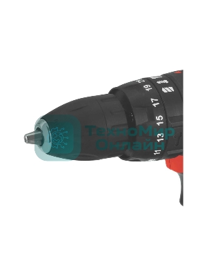 Дрель-шуруповерт KLECO KE18DM-15, 18 В, 1,5 Ач, 30 Нм, щеточный, ударный