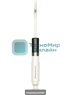 Пылесос вертикальный моющий Dreame Trouver K30 Mix белый, питание от аккумулятора, 300 Вт, уборка сухая/влажная, пылесборник 0.5 л, работа от АКБ max 50 мин
