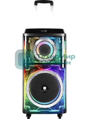 Колонка портативная Ural 103 черный 1200W 1.1 BT/3.5Jack/USB-C 15м 7000mAh