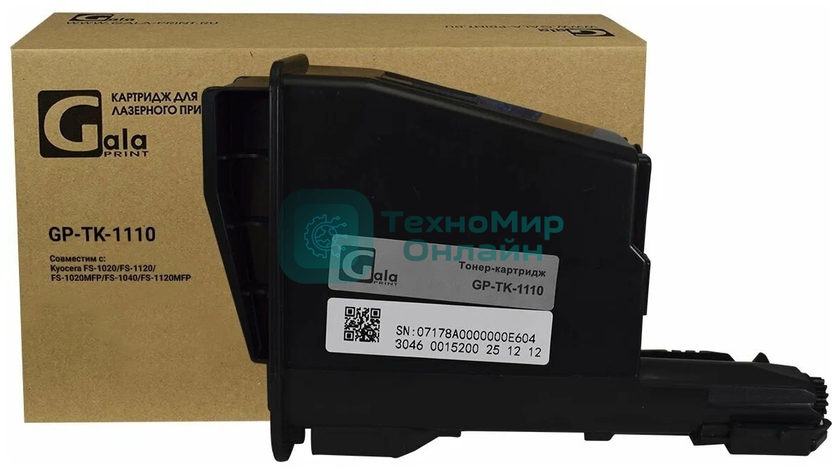 Картридж GalaPrint совместимый TK-1110 для Kyocera Mita 1040/1020/1120 2500к GP