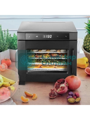 Сушка для фруктов и овощей Kitfort КТ-1964 18под. 600 Вт, черный