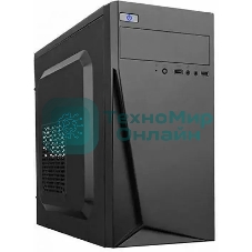 Компьютерный корпус LinkWorld VC-13M071 М0 черный без БП mATX 1x80мм 1x120мм 2xUSB 2.0 audio