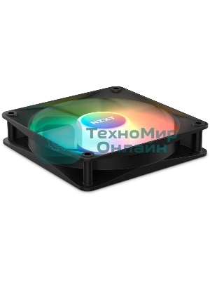 Вентилятор для корпуса Case Cooler NZXT F140 RGb Core Twin Pack (140x140x25мм, 4-pin PWM, RGb, 89.48CFM, 32.5dBA, 1800RPM, черный, 2pcs)