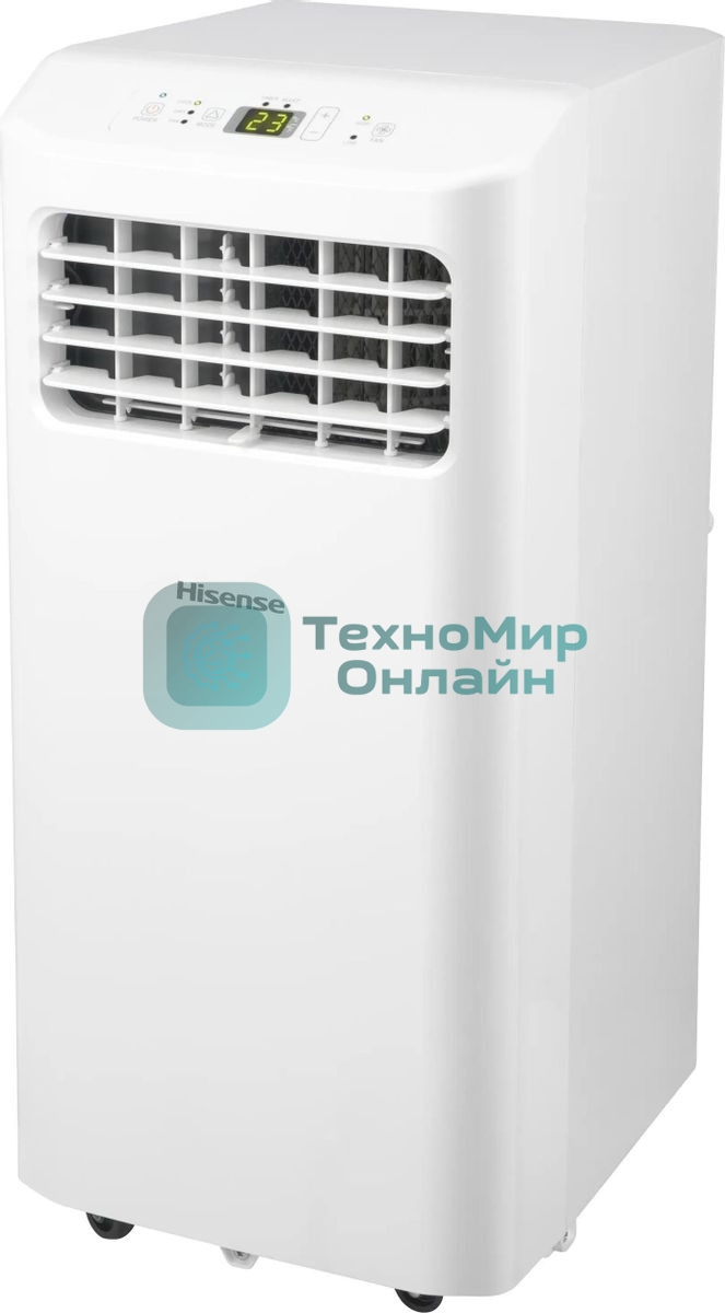 Кондиционер мобильный Hisense AP-09CR4GKVS00 9000 BTU, 17 м², 52 дБ, охлаждение, осушение, белый