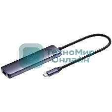 USB-концентратор Netac Hub WF13, Type-C to USB3.0+USB2.0*2+100W PD+HDMI (repl. NT08WF13-30GR)