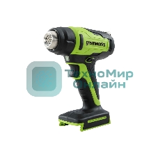 Фен строительный аккумуляторный GreenWorks G24HG, 24V, без АКБ и ЗУ (3400207)