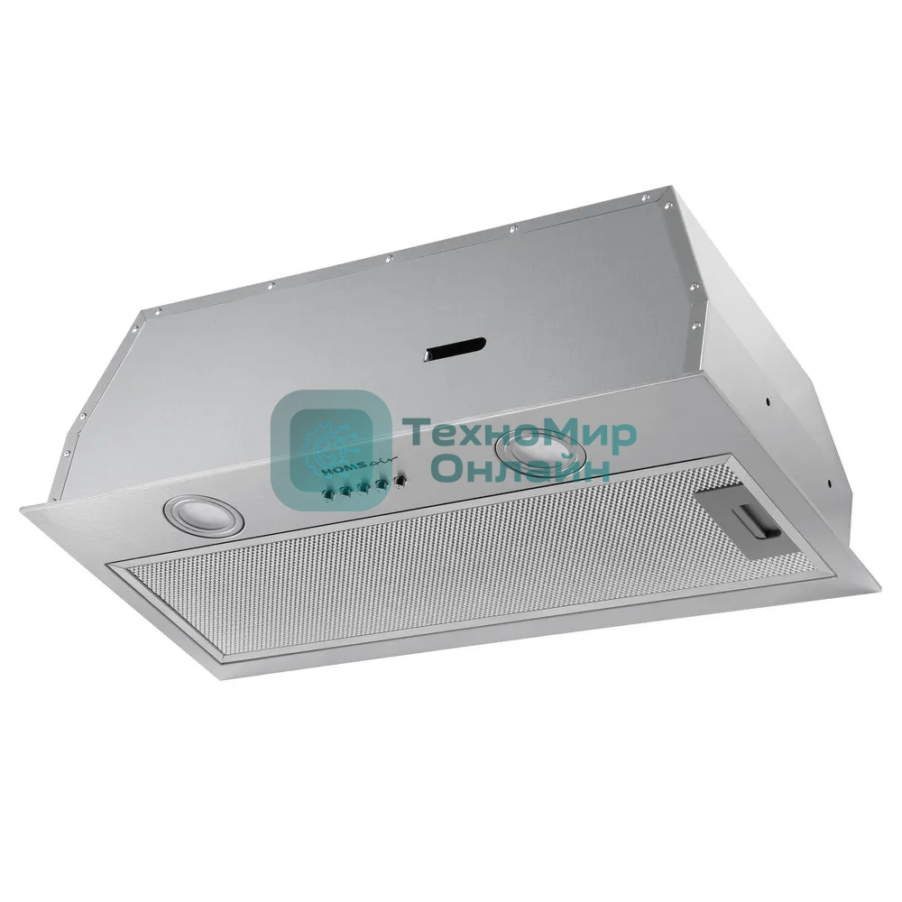 Вытяжка встраиваемая HOMSair Fleet 60 нержавеющая сталь, 59.8 см, 520 куб. м/ч, 50 дБ