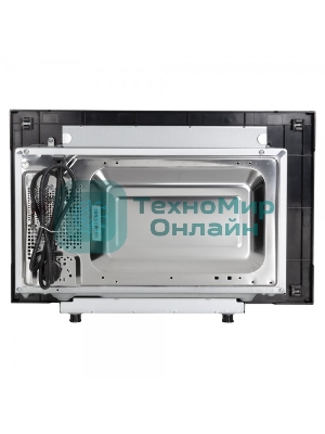 Встраиваемая микроволновая печь Zigmund & Shtain BMO 21 W белый, 20 л, 1200 Вт, переключатели - поворотный механизм/кнопки