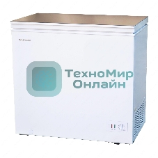 Морозильный ларь Willmark CF-310G белый стеклянная крышка, 305л