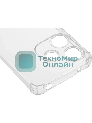 Чехол (клип-кейс) BoraSCO для Xiaomi Poco M6 4G Bumper Case прозрачный