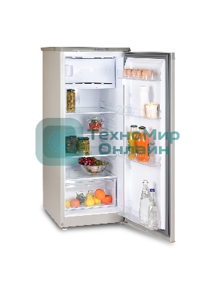 Холодильник Бирюса M410 металлик однокамерный 153/27л морозилка сверху