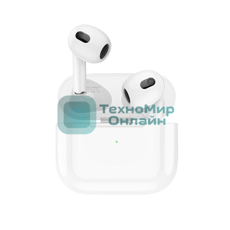 Наушники TWS Borofone BW13 белый, вкладыши, Bluetooth, сенсорное управление, до 4 ч