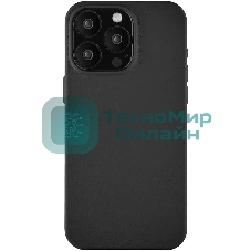 Чехол (клип-кейс) uBear для Apple iPhone 15 Pro Max Capital Case with MagSafe черный (CS307BL67PCP-I23M)