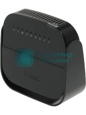 Роутер беспроводной D-Link DSL-2640U/R1A ADSL2+ черный ANNEX А