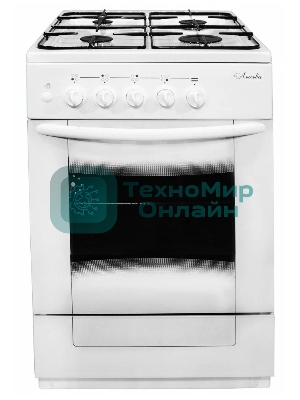 Плита газовая Лысьва ГП 400 М2С -2у белый, конфорок 4 газовых, духовка 51 л, 50 см x 84 см x 60 см (без крышки)