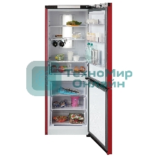 Холодильник Бирюса B-H920NF красный двухкамерный 210/100 л морозилка снизу, No Frost