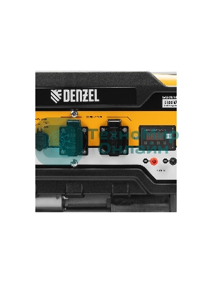 Электрогенератор бензиновый Denzel PS-33E, 3.3 кВт, 85 дБ, 48.5 кг