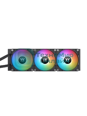 Система жидкостного охлаждения Thermaltake TH360 V2 Ultra ARGb Soc-AM5/AM4/1200/1700/1851 черный 4-pin 25.8dB Al+Cu LCD Ret (CL-W384-PL12SW-A)