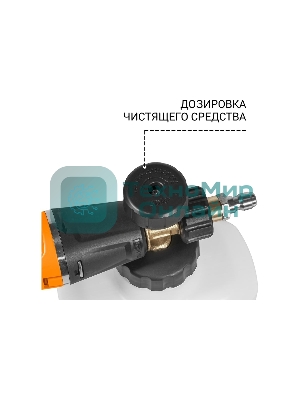 Мойка высокого давления Bort KEX-2800 2500 Вт, максимальное давление 125 бар, рабочее давление 105 бар, 12 л/мин, 23 кг, набор аксессуаров 10шт