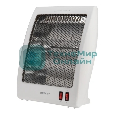 Обогреватель инфракрасный Rexant белый, кварцевый, 800 Вт, 14 м2, настольный