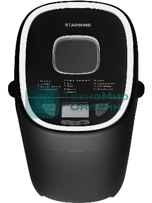 Хлебопечка Starwind SBMP0921 550 Вт, черный