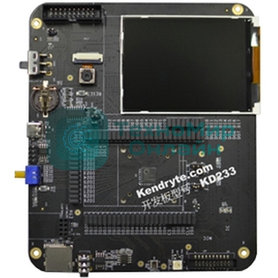 Плата разработки Canaan C1301000146 с дисплеем, камерой, разъемом для модуля WiFi . Питание — 5В