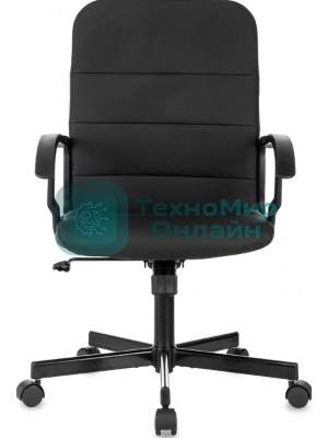 Кресло Бюрократ Triest черный, экокожа