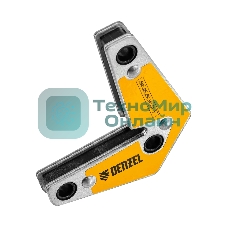 Фиксатор магнитный Denzel для сварочных работ усилие 20 LB, 30х45х60х75х90х135 град.