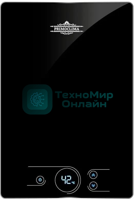 Электрический проточный водонагреватель PrimoClima AMOR 8.8 кВт, черный