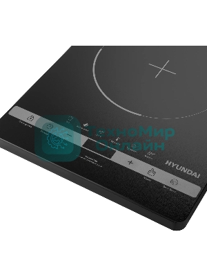 Плита Индукционная Hyundai HYC-0120 черный стеклокерамика (настольная)