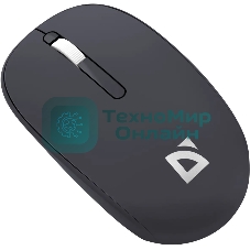 Мышь беспроводная Defender Smart MM-396 черный, 1600 dpi, радиоканал, Bluetooth, USB, кнопки - 3