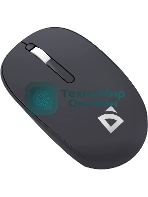 Мышь беспроводная Defender Smart MM-396 черный, 1600 dpi, радиоканал, Bluetooth, USB, кнопки - 3