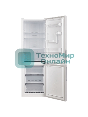 Холодильник Maunfeld MFF185NFW10 белый двухкамерный инвертор 240/100л морозилка снизу, No Frost