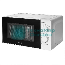 Микроволновая печь Delta DL-87L20 белый, 20 л, 700 Вт, переключатели - поворотный механизм