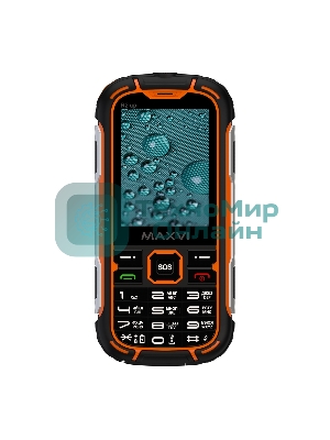 Мобильный телефон Maxvi R2 up оранжевый