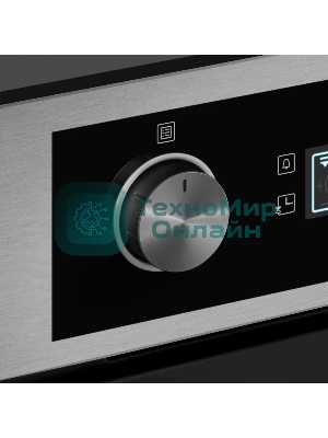 Шкаф духовой электрический Maunfeld AEOH60102S, 60л, дверца с 3 стеклами, нержавеющая сталь