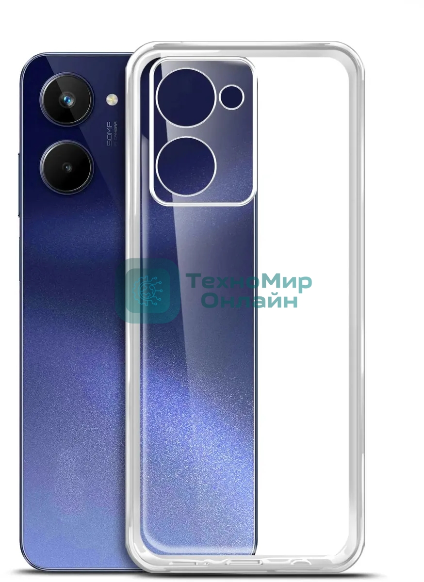 Чехол (клип-кейс) BoraSCO для Realme 10 4G 71180 прозрачный