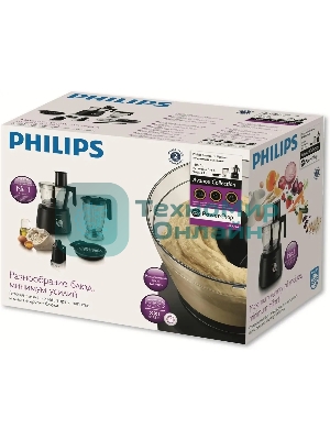 Кухонный комбайн Philips HR7776/90 1300Вт черный