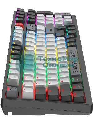 Клавиатура беспроводная механическая A4Tech Bloody WS98 USB черный/серый (WS98)