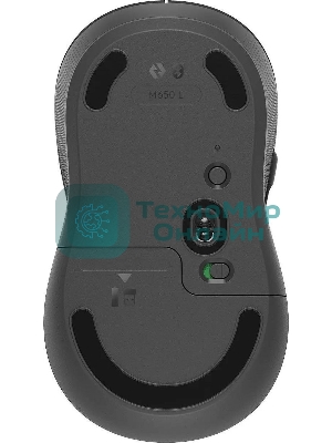 Мышь беспроводная Logitech Signature M650 L графитовый, 4000 dpi, радиоканал, Bluetooth, USB, кнопки - 5