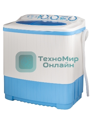 Стиральная машина Renova WS-70P/РЕТ белый/голубой, загрузка вертикальная 5.5 кг, 1350 об/мин, класс: D