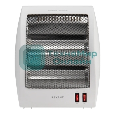 Обогреватель инфракрасный Rexant белый, кварцевый, 800 Вт, 14 м2, настольный